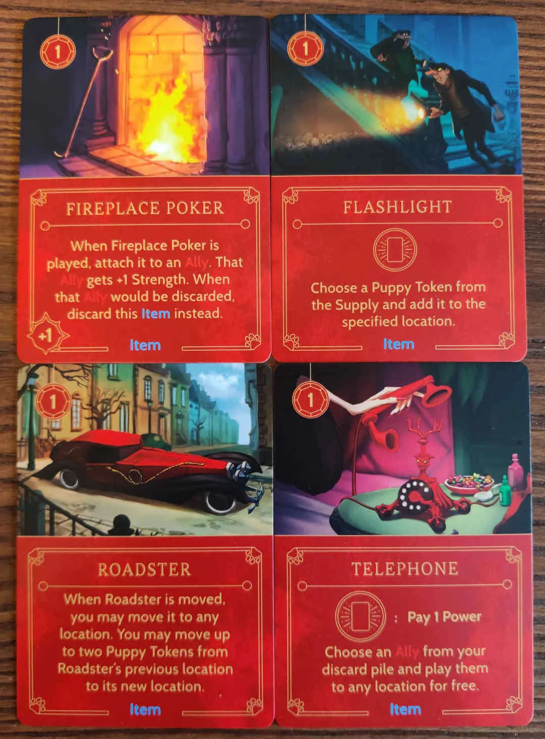 Cruelle De Vil Disney Villainous Item cards