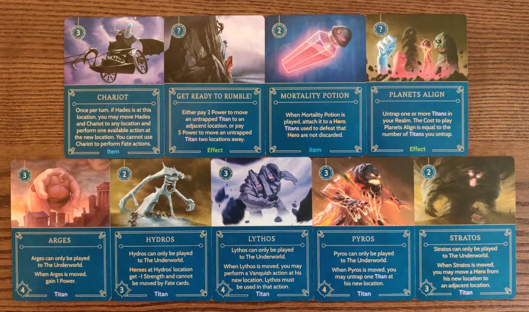 Disney Bösewicht Hades wichtige Karten
