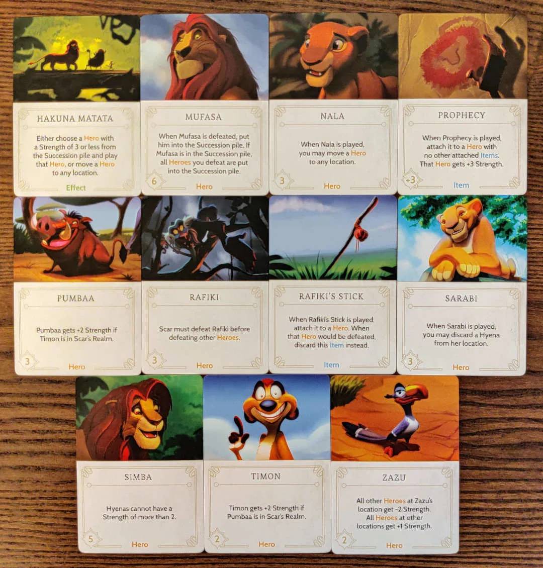 Scar Villainous Fate deck cards