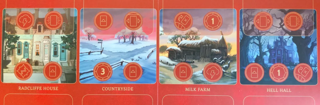 Cruella's Realm board in Disney Villainous