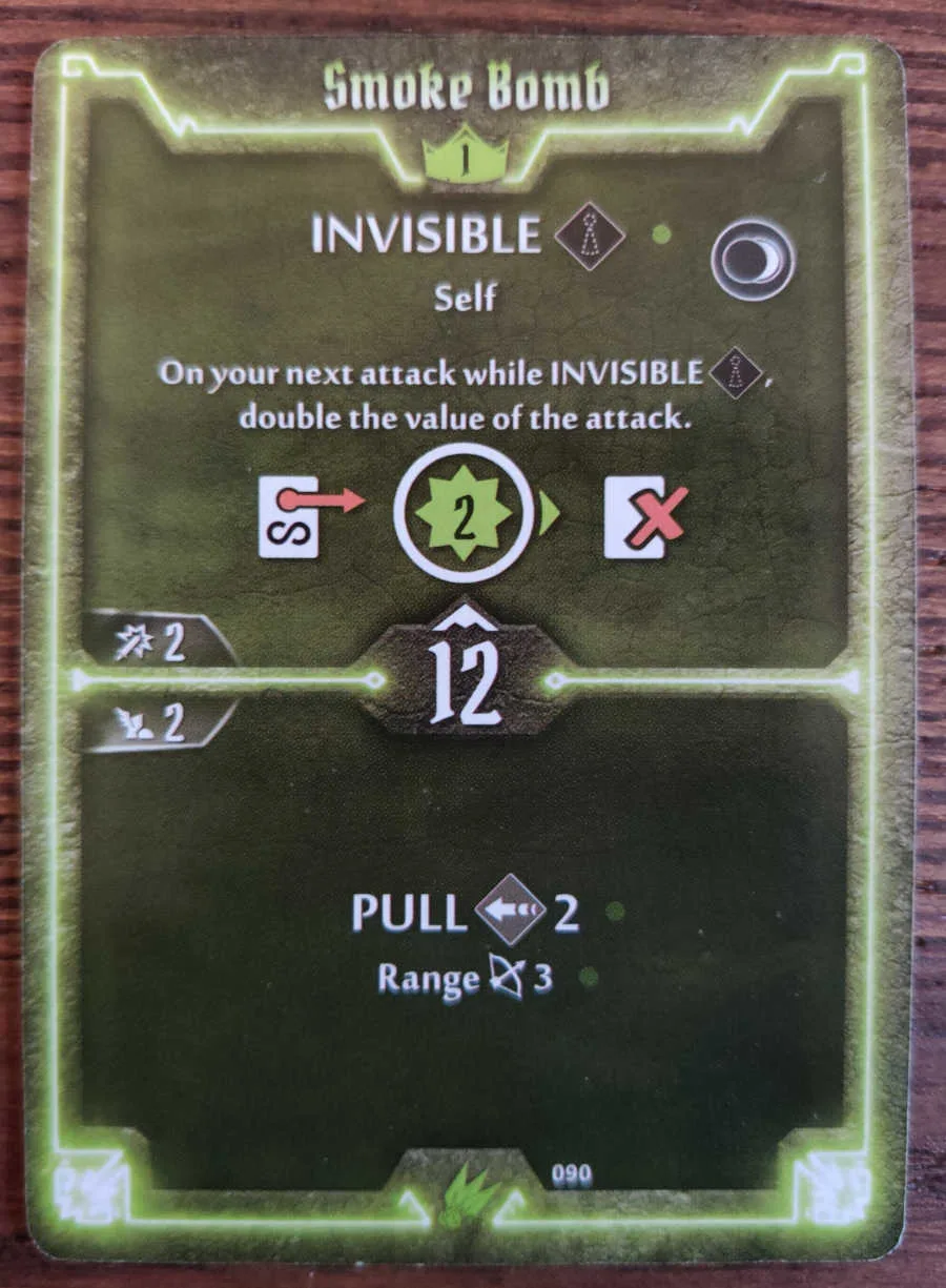 Scoundrel card Smoke Bomb