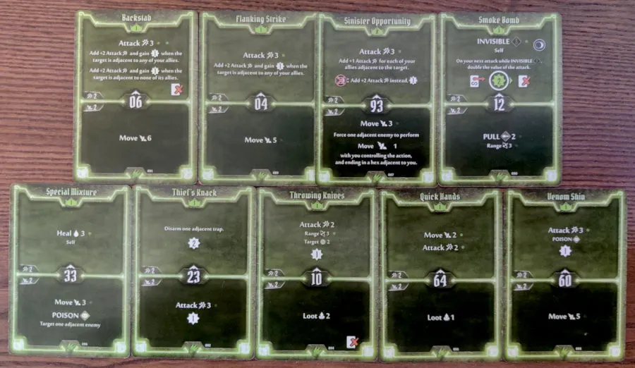 Scoundrel single target Poison level 1 deck