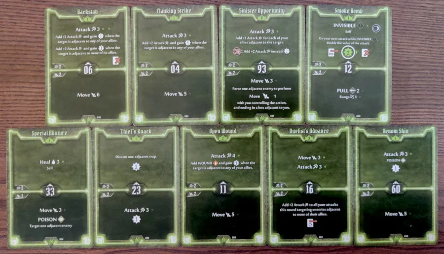 Scoundrel single target Poison build level 3