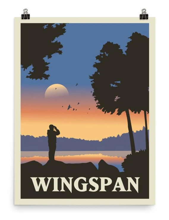 Wingspan poster. Image credit: Meeple Designs on Etsy. 