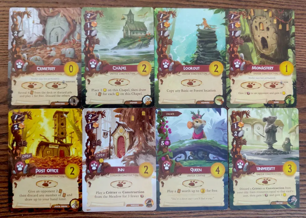 Rote Karten für Everdell