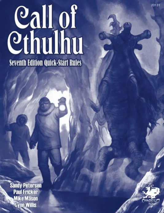 Call of Cthulhu Schnellstart-Horror-RPG-Cover