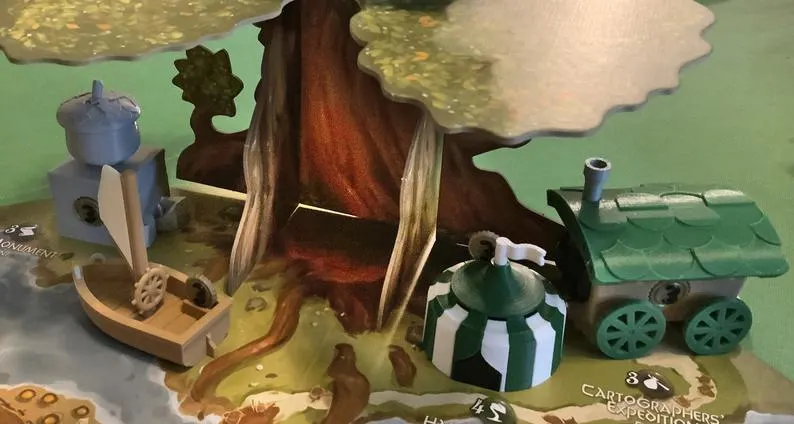 Everdell Basis Event Modell Set. Bildnachweis: Game Up auf Etsy.