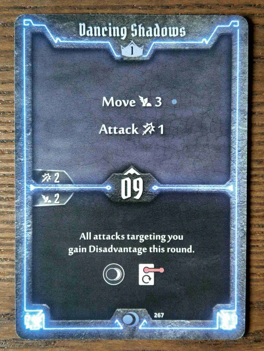 Level 1 Nightshroud card Dancing Shadows