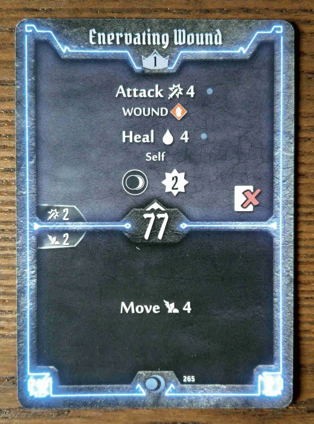 Level 1 Nightshroud card Enervating Wound