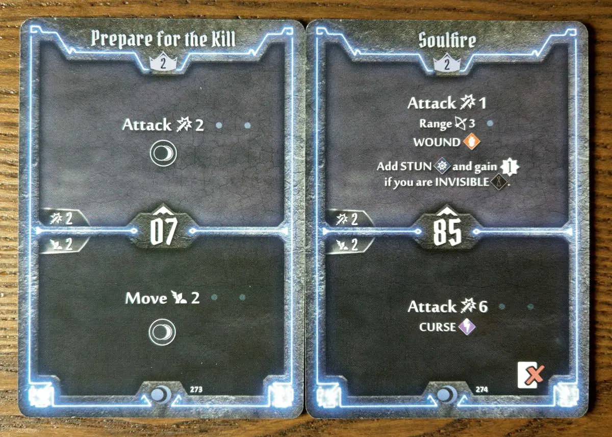 Level 2 Nightshroud cards - Prepare for the Kill and Soulfire