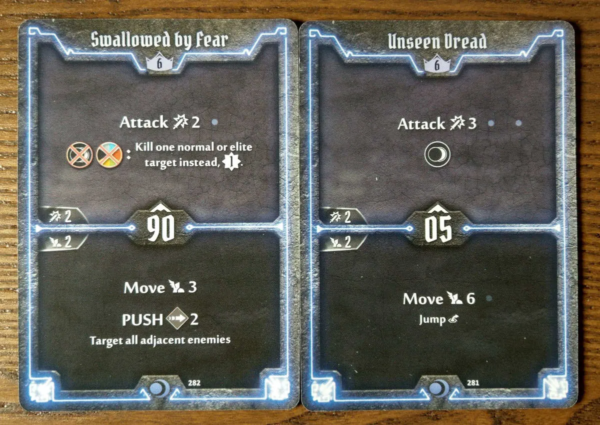 Level 6 Nightshroud cards - Swallowed by Fear and Unseen Dread