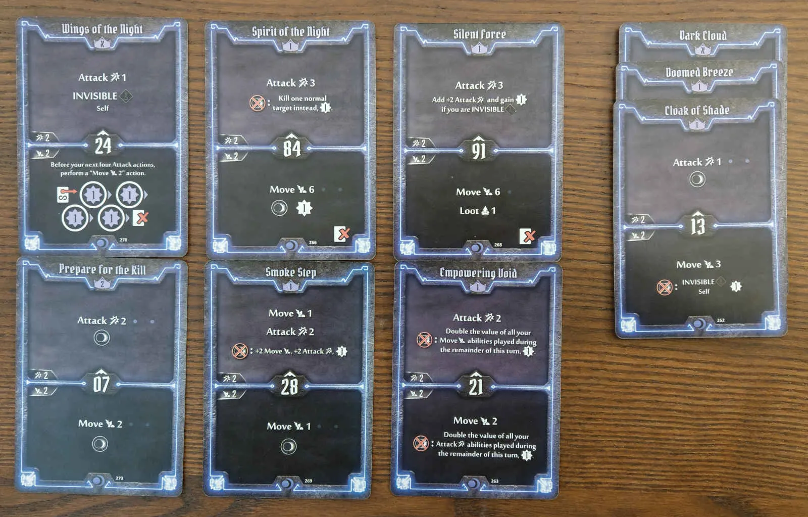 Nightshroud level 2 cards to discard