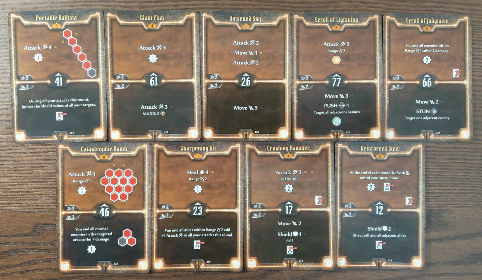 Quartermaster level 8 build cards