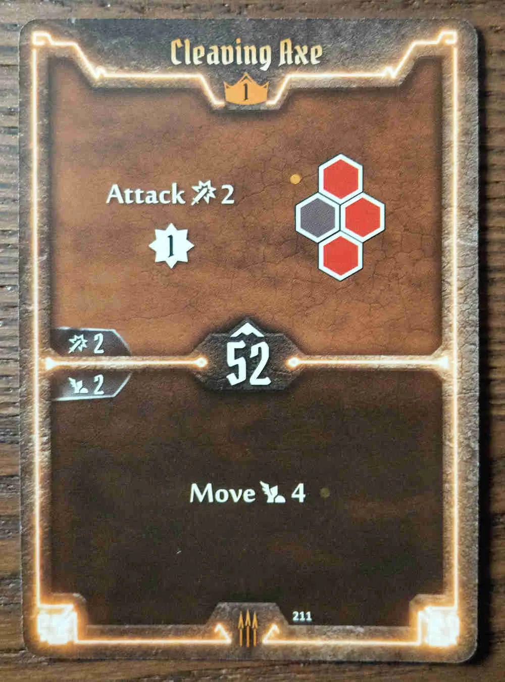 Level 1 Quartermaster card Cleaving Axe