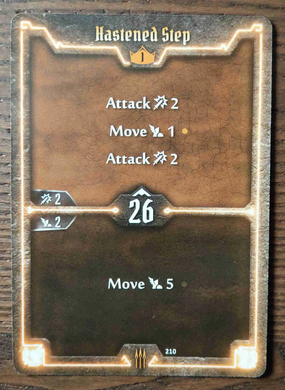 Level 1 Quartermaster card Hastened Step