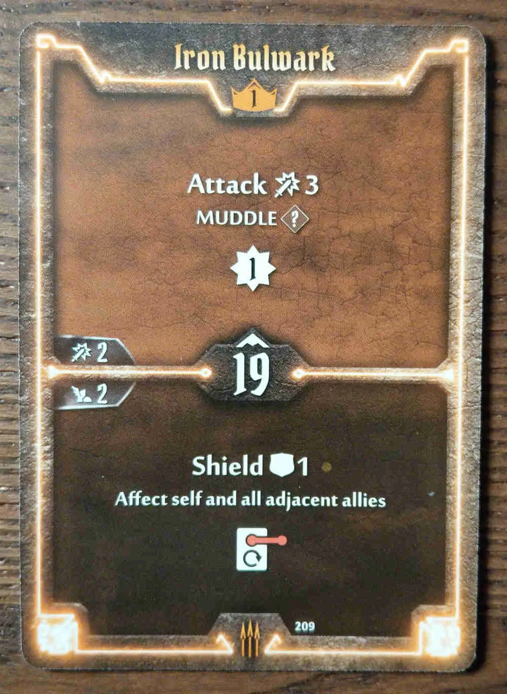 Level 1 Quartermaster card Iron Bulwark