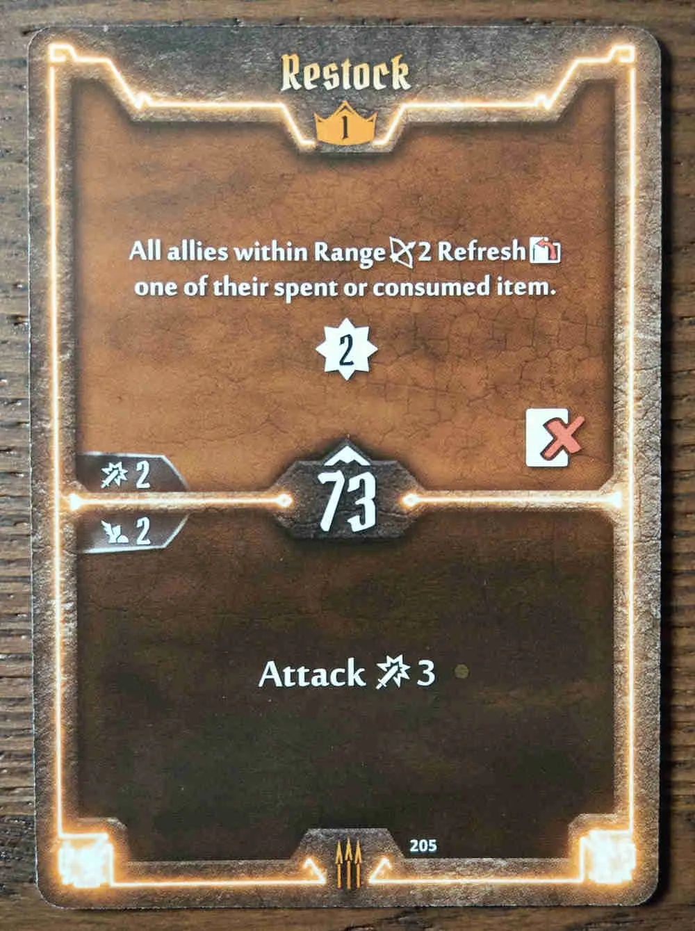 Level 1 Quartermaster card Restock