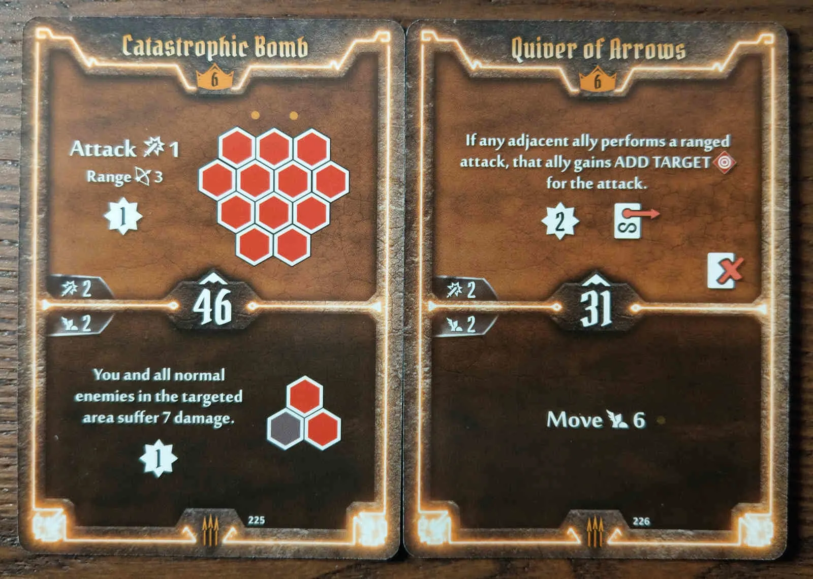 Level 6 Quartermaster cards - Catastrophic Bomb and Quiver of Arrows