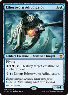 Ethersworn Adjudicator MtG card. Image: Wizards of the Coast.
