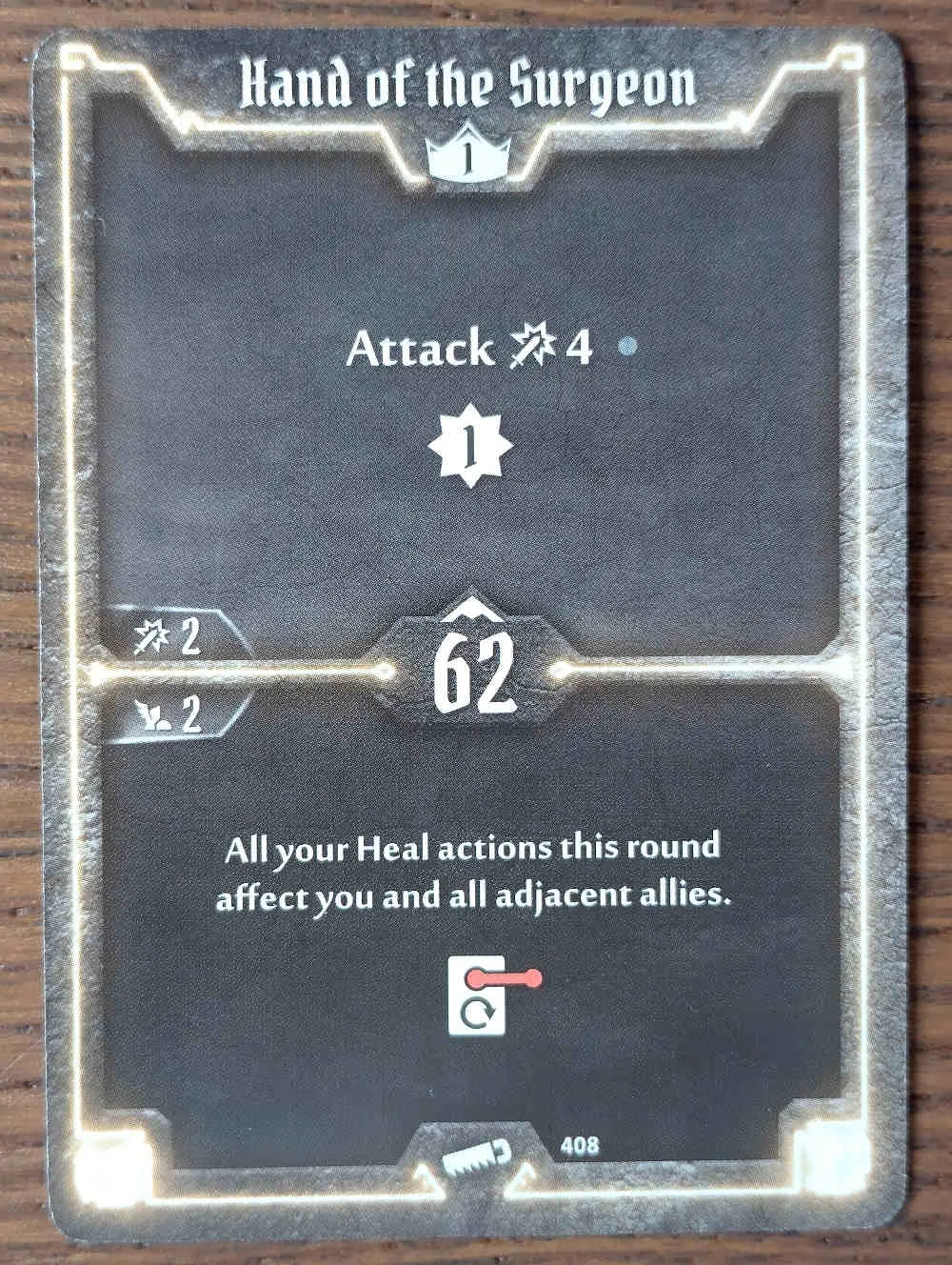 Level 1 Sawbones card Hand of the Surgeon
