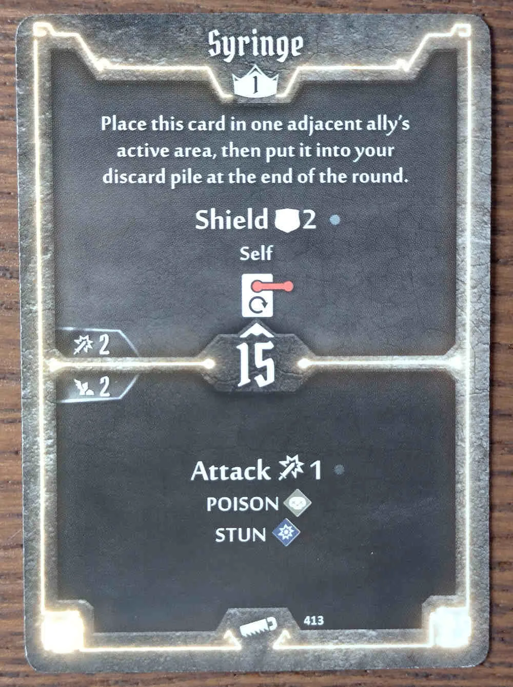 Level 1 Sawbones card Syringe