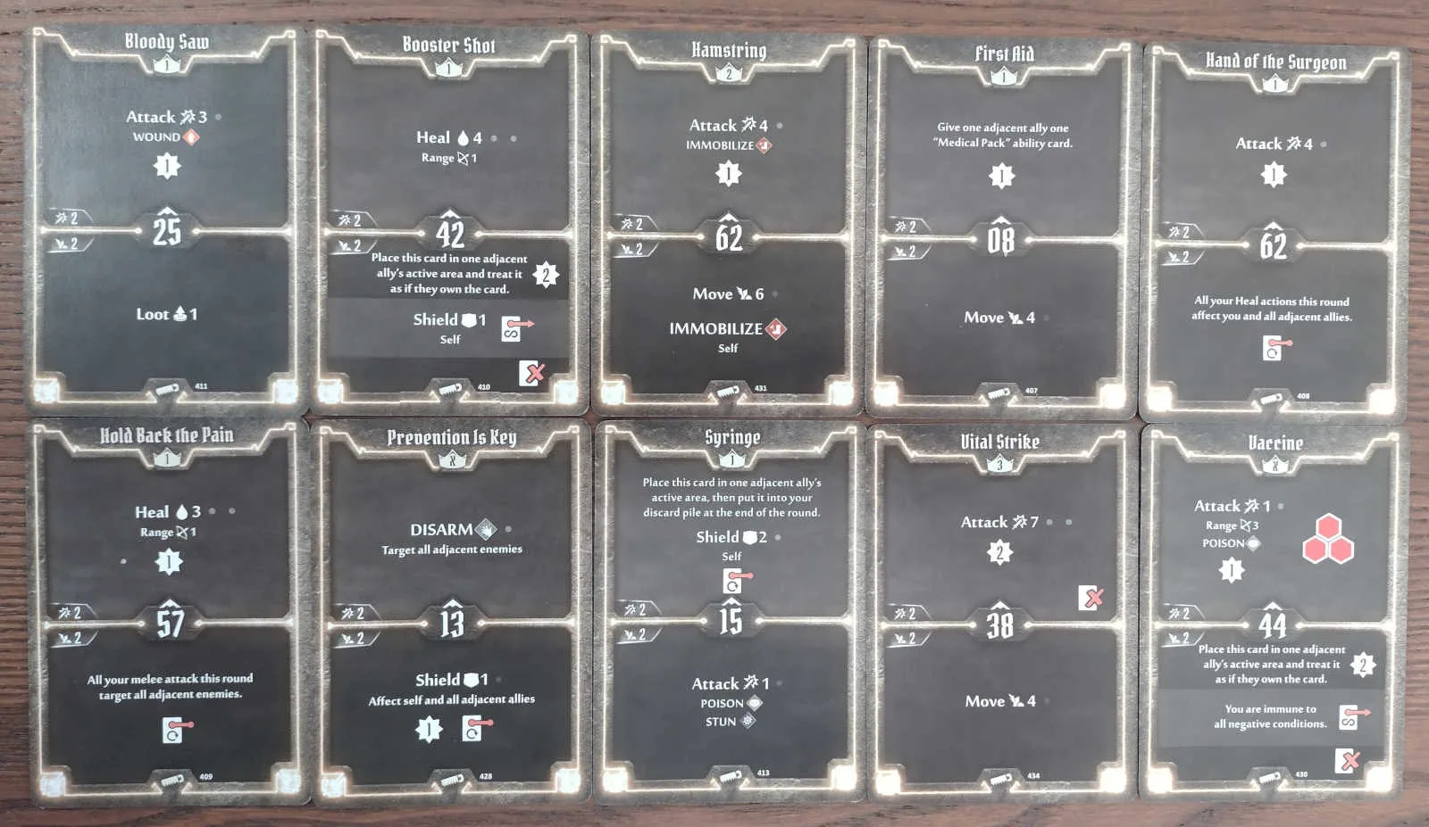 Sawbones level 3 deck cards