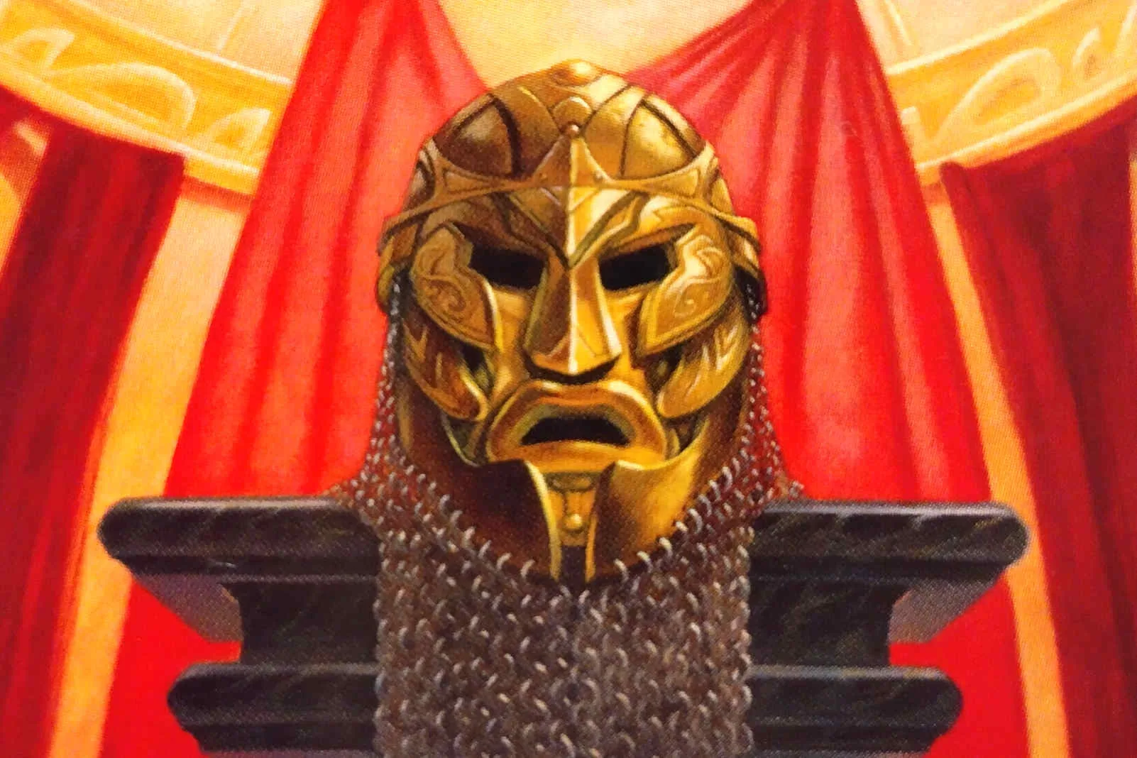 mtg card champions helm image wizards of the coast artist Alan Pollack