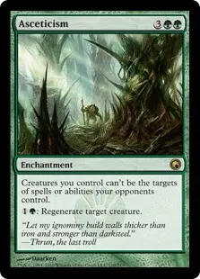 MTG-Karte Askese. Bild: Wizards of the Coast.