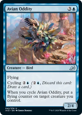 MTG card Avian Oddity. Image: Wizards of the Coast.