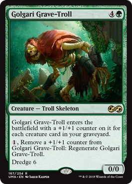 MTG-Karte Golgari, Grabtroll. Bild: Wizards of the Coast.