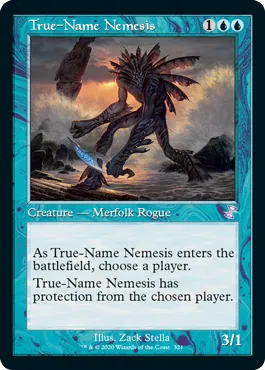 MTG-Karte True-Name Nemesis. Copyright: Wizards of the Coast.