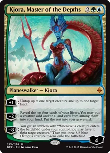 MTG card Kiora, Master of the Depths. Image: Wizards of the Coast.