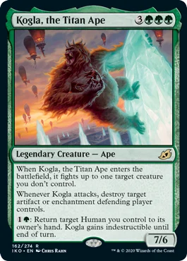 MTG card Kogla, the Titan Ape. Image: Wizards of the Coast.