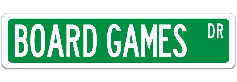Brettspielzimmer-Schild