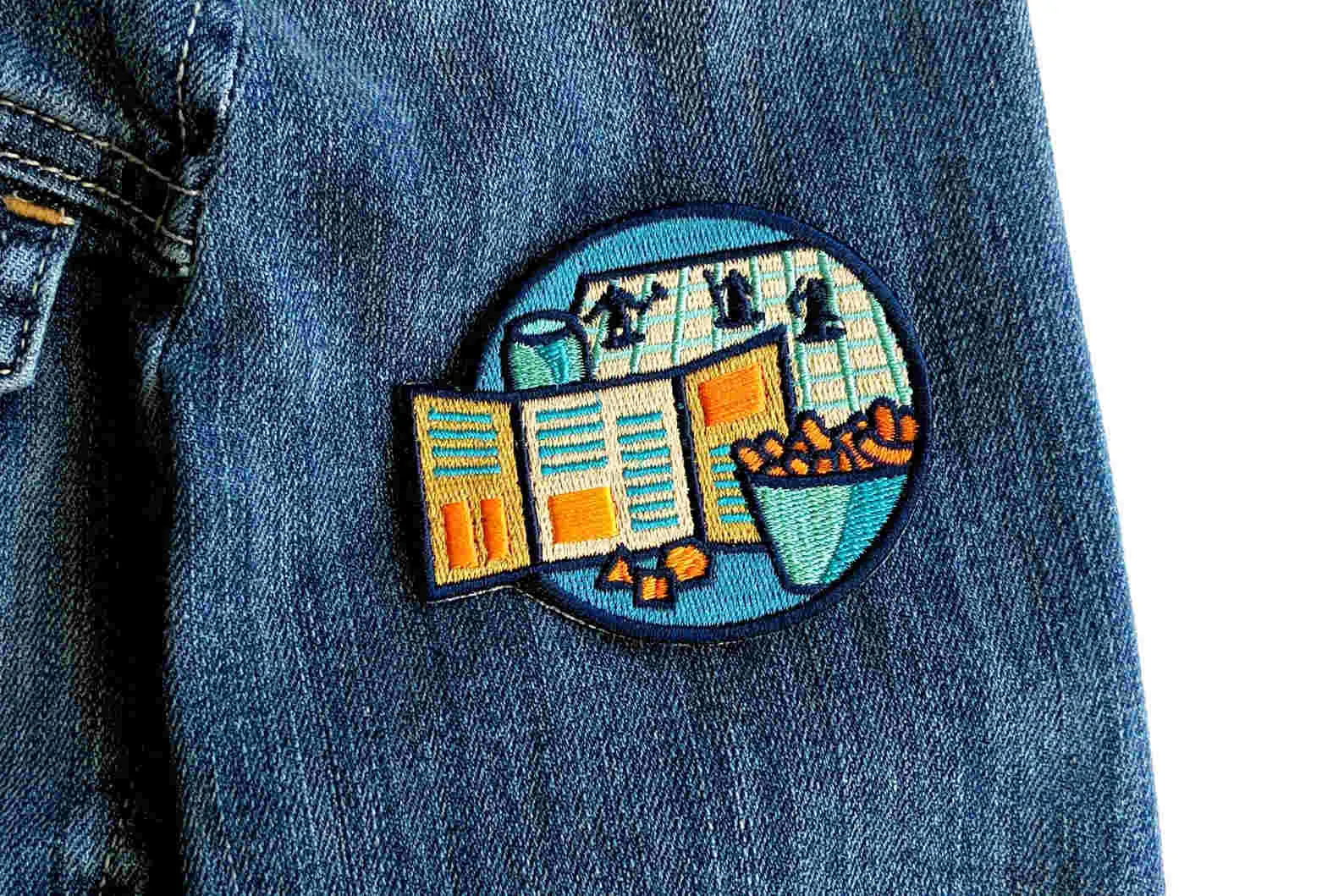 dungeons and dragons embroided patch