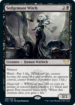 mtg card Sedgemoor Witch