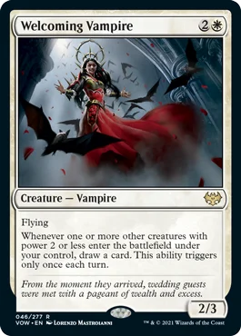 Willkommender Vampir