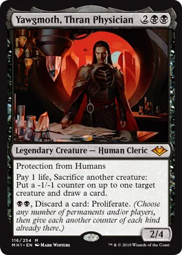 Yawgmoth, Thran-Heiler
