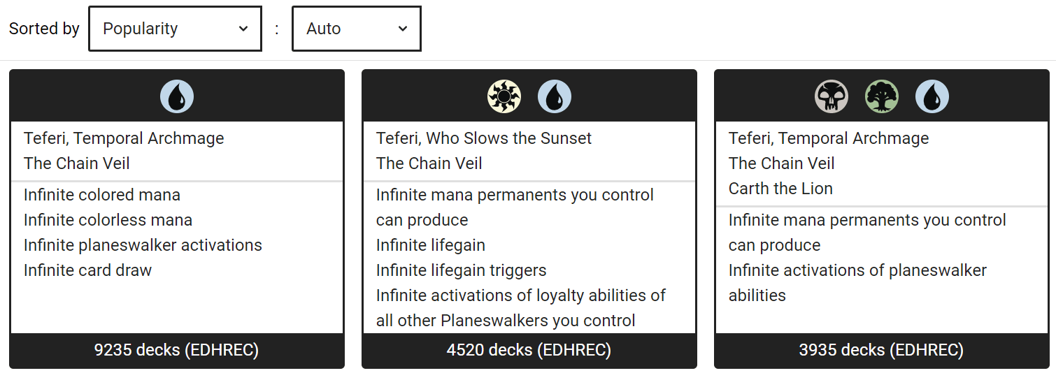 Commander Spellbook Combos
