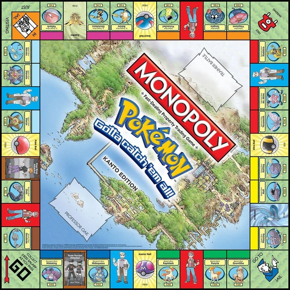 Monopoly Pokemon Kanto Edition