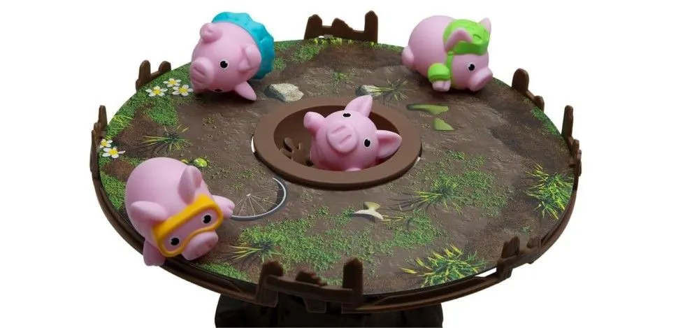 Pigs on Trampolines