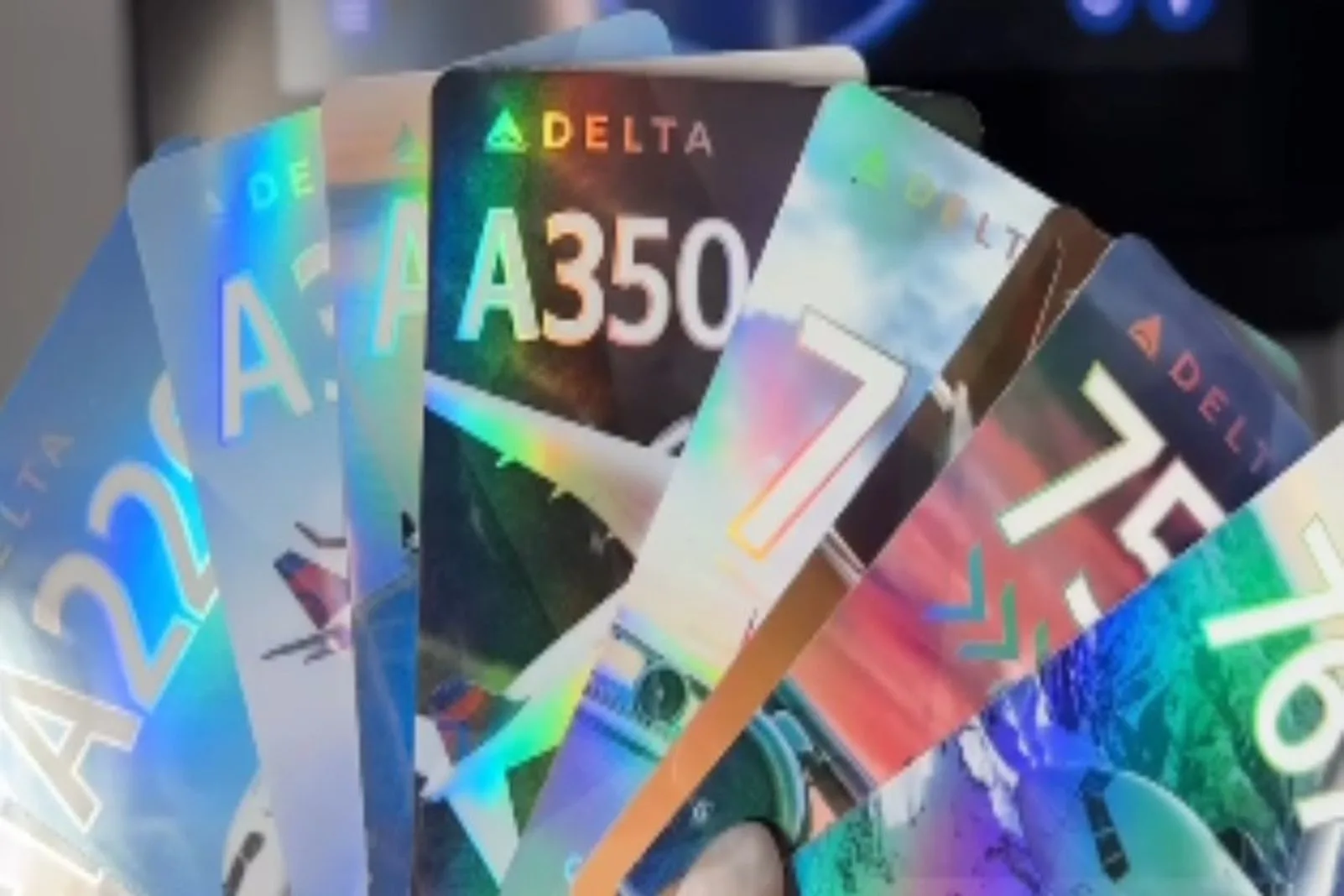 Discover the unique collection of Delta Airline trading cards